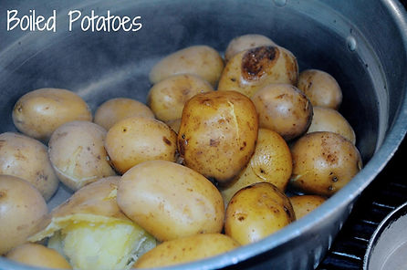 Boiled Potatoes for Homemade Gnocchi Recipe