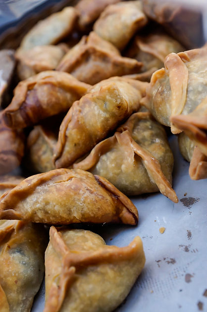 Lebanese spinach pies, Souk el Tayeb, Beirut, Lebanon