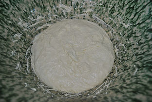 Finished Kneading the Zeppole Dough - Calabrese Zeppole Recipe