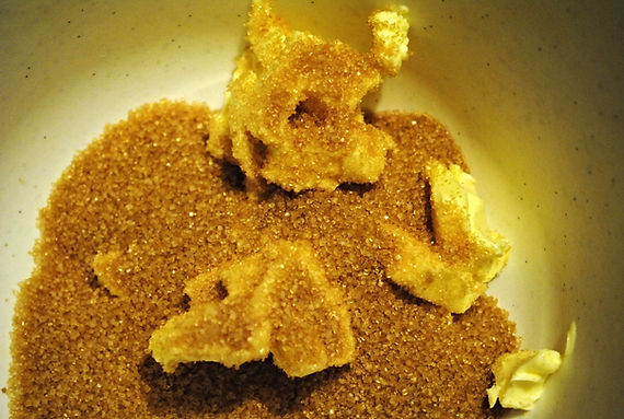 Combining Ingredients; Gaja's Crunchy Chocolate Chip Cookies Recipe, Croatia