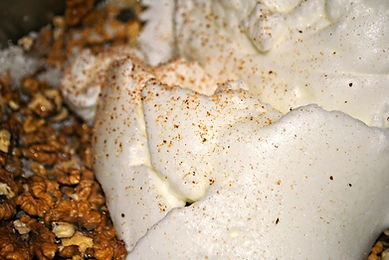 Matea's Walnut Meringue Cake Recipe in Sutivan, Brač, Croatia