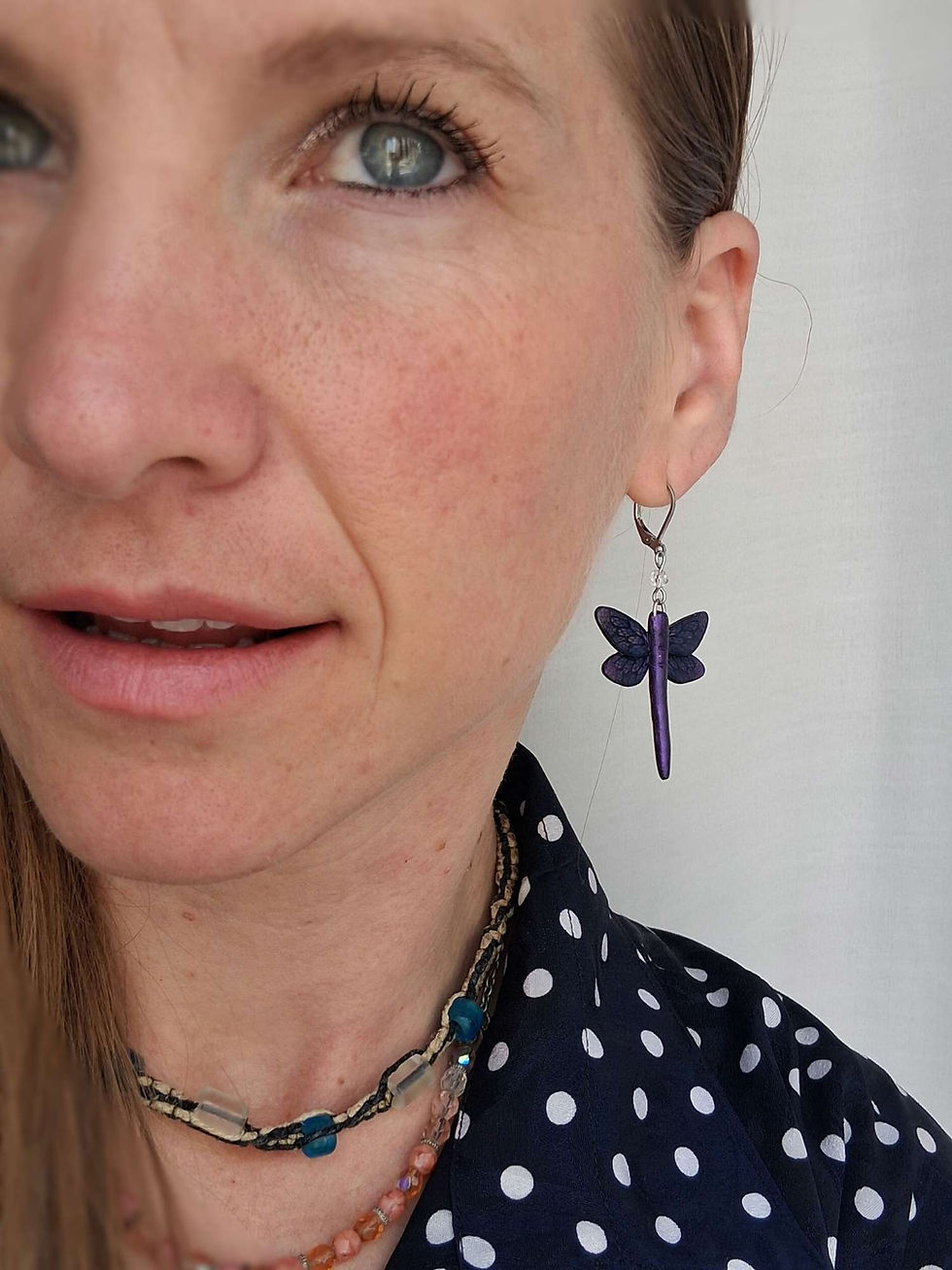 Thumbnail: Dragonfly Earrings