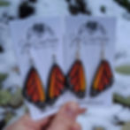 Thumbnail: Monarch Wing Earrings