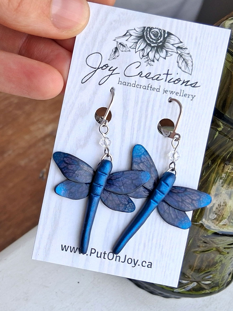 Thumbnail: Dragonfly Earrings