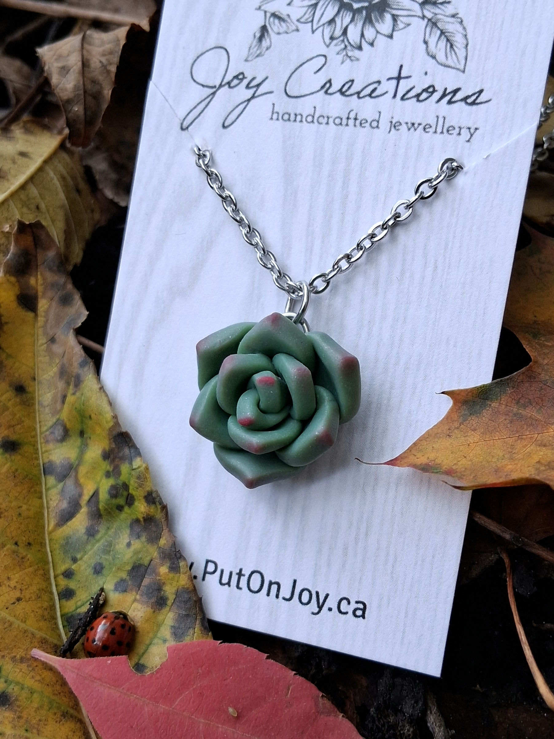 Succulent Necklace