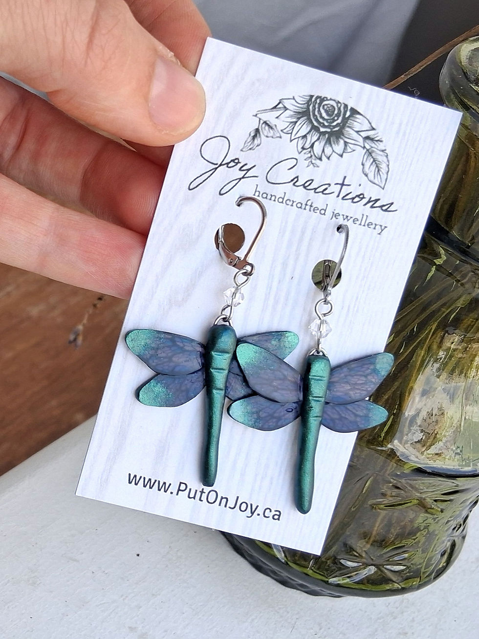 Thumbnail: Dragonfly Earrings