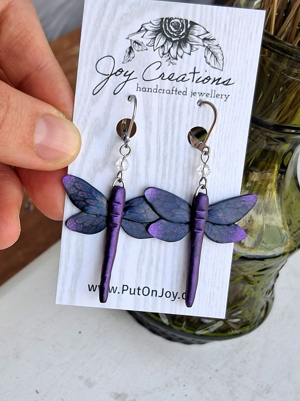 Thumbnail: Dragonfly Earrings