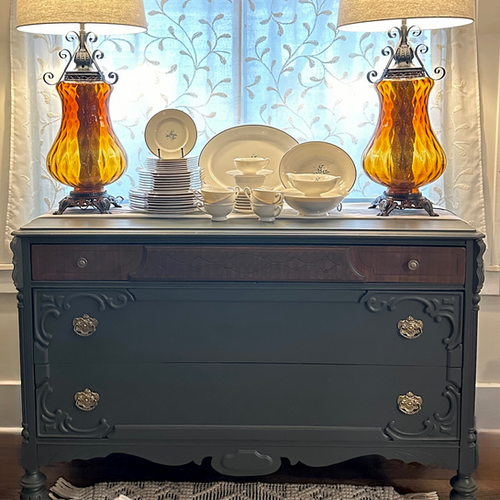 【送料無料】３点セット/ Vintage Style Dresser mid-century-solid-wood-crib_11