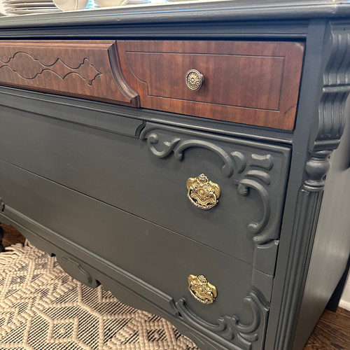 【送料無料】３点セット/ Vintage Style Dresser Amazon.com: Aoikax Retro 3 Drawer Dresser with Plaid Pattern