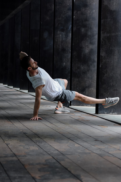 man working out
