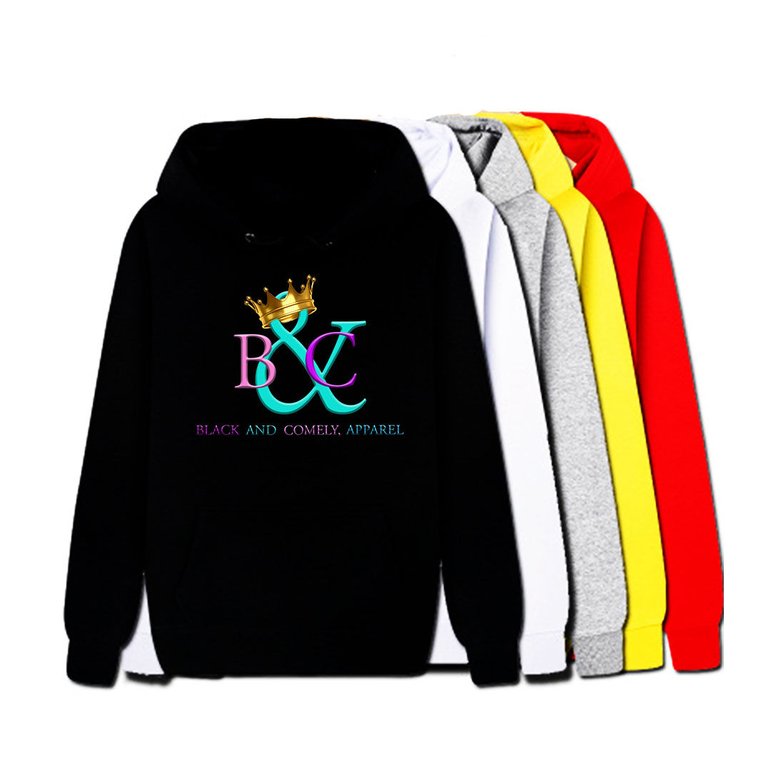 Pink Turqouise & Purple Hoody Logo