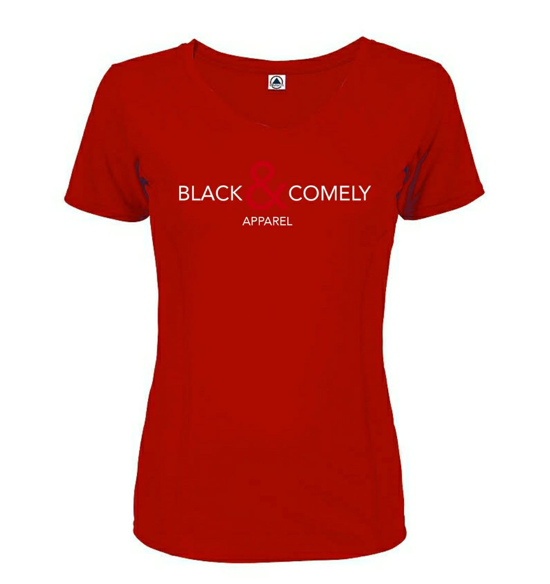 Red T Shirt Red and White Logo