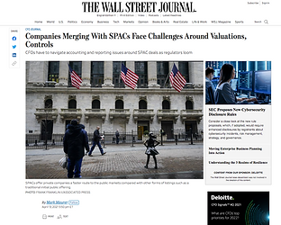 Wall Street Journal webpage clipping