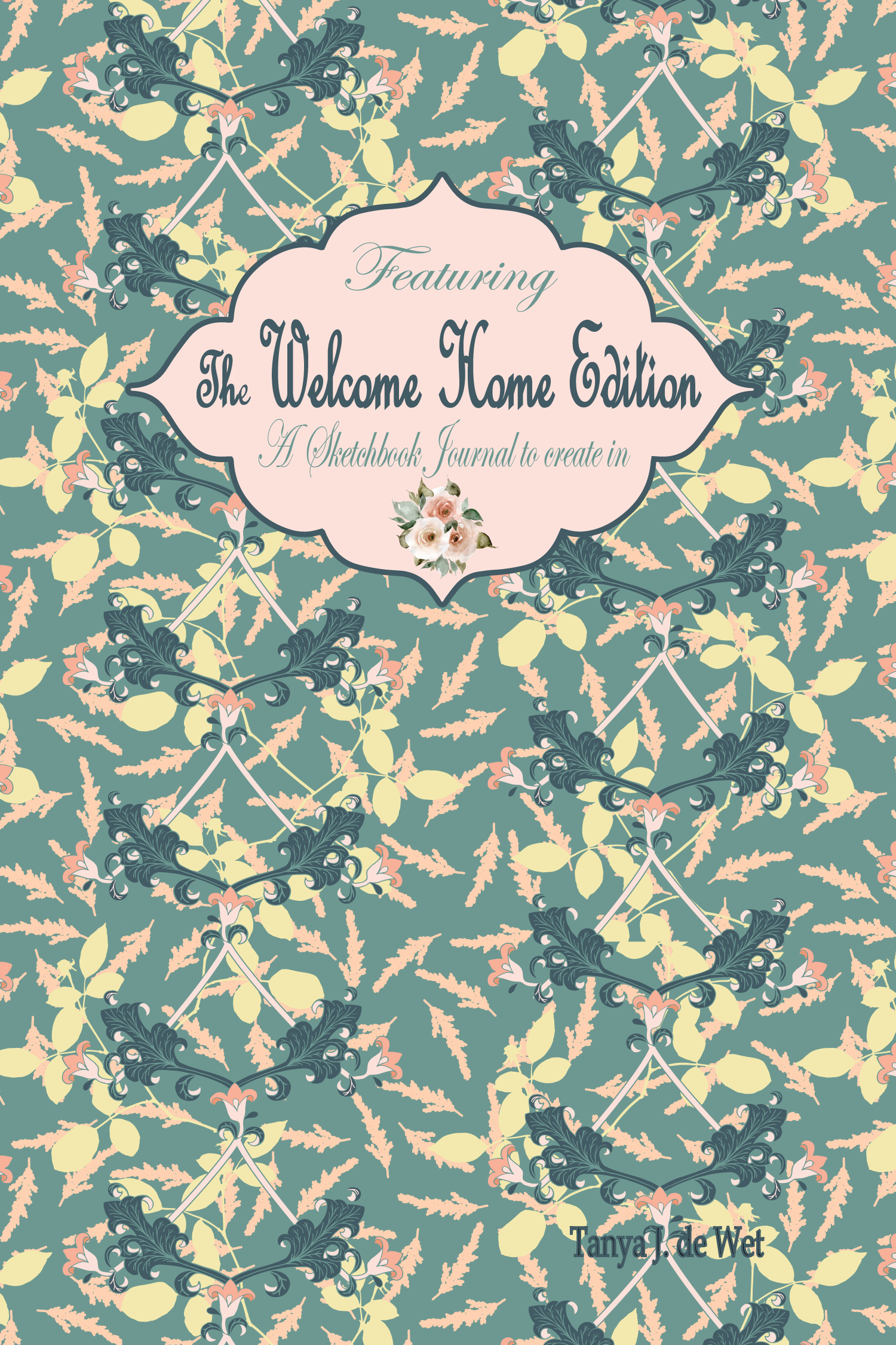 The Cover Design for the Welcome Home Sketchbook Journals