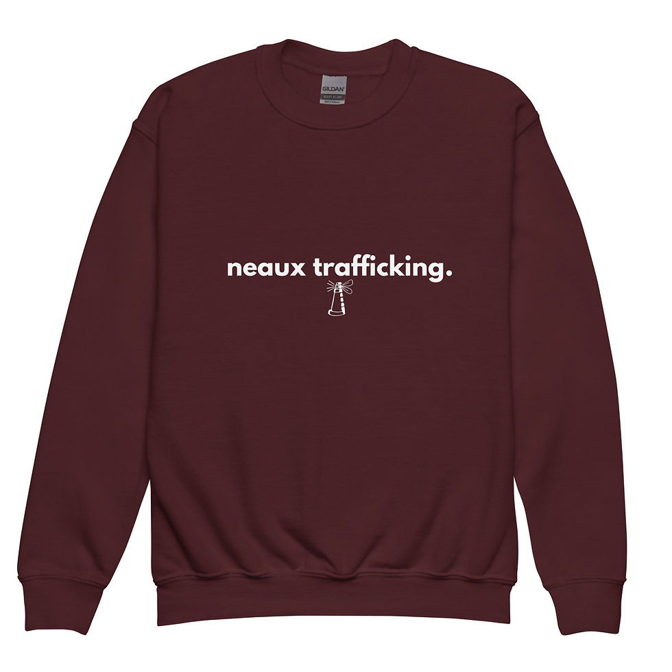 Thumbnail: Youth Neaux Trafficking crewneck sweatshirt