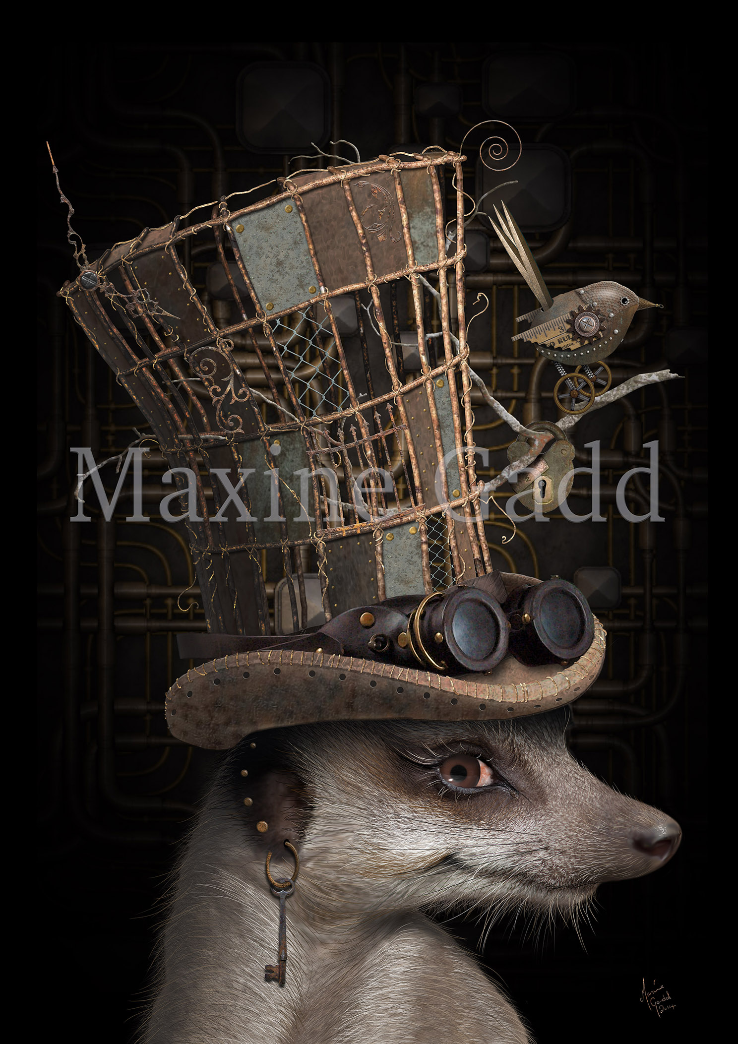Steampunk Meerkat