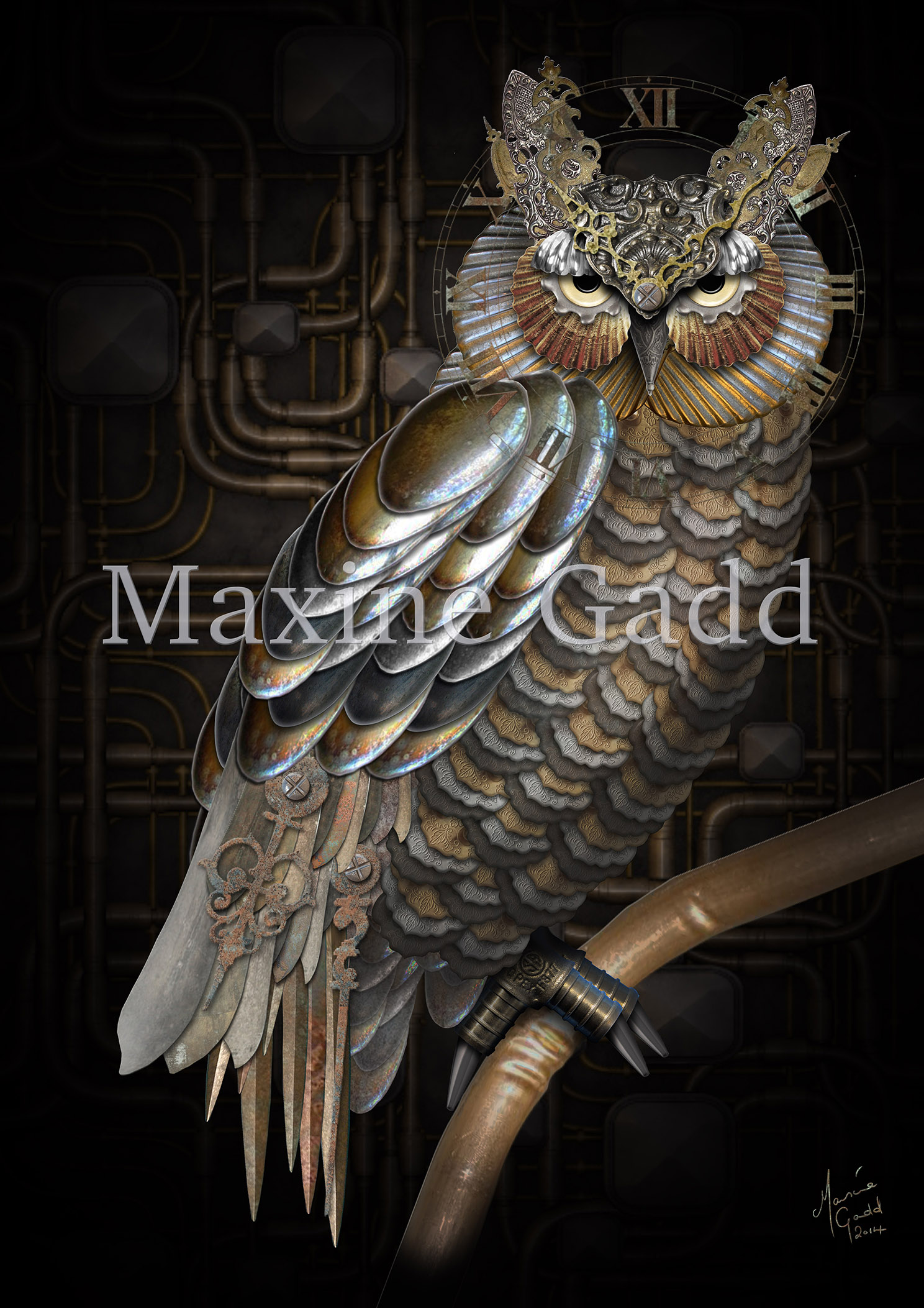 Steampunk Owl