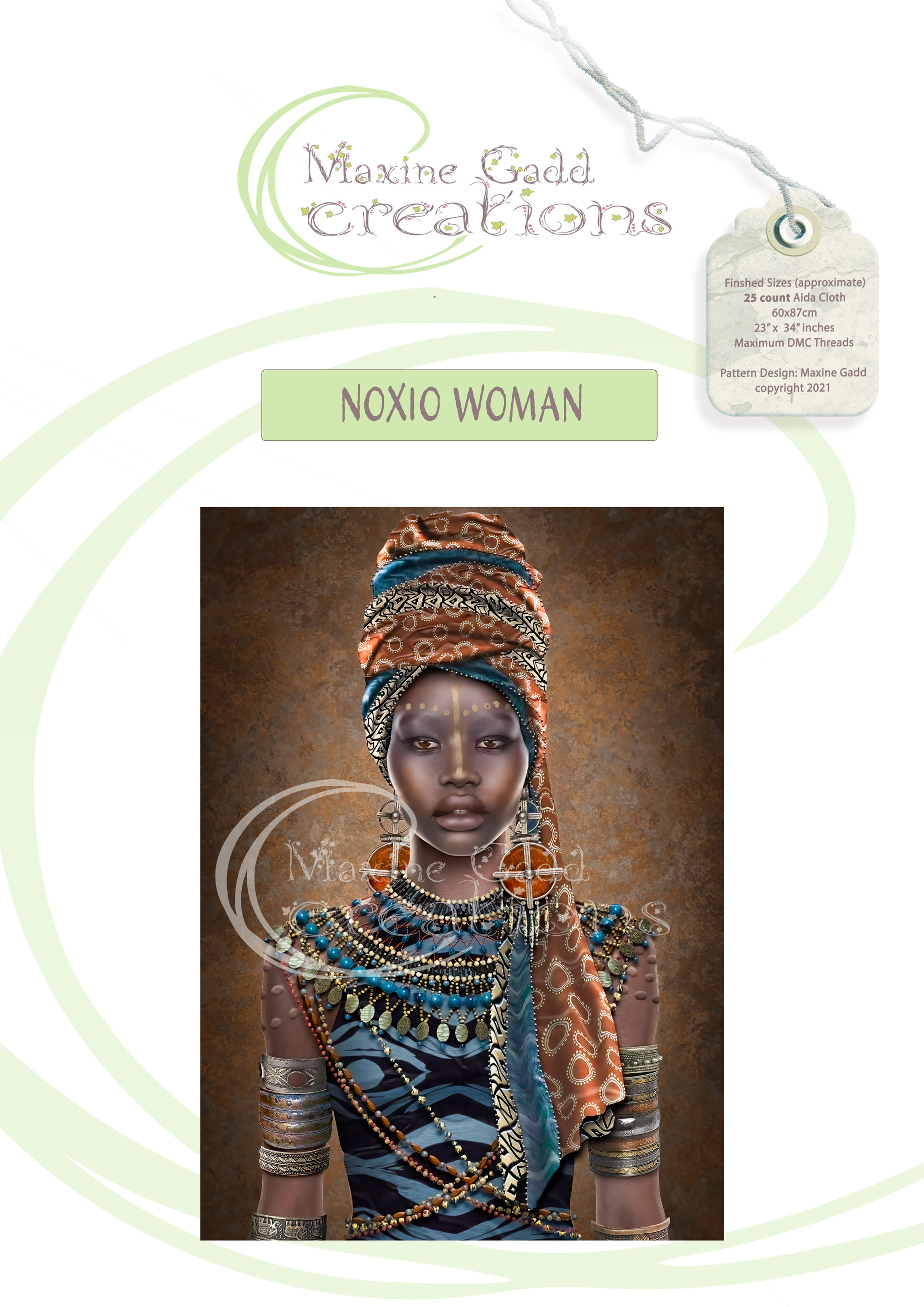 NOXOLO 25ct 60x84cm 591x827 155 col DMC Threads