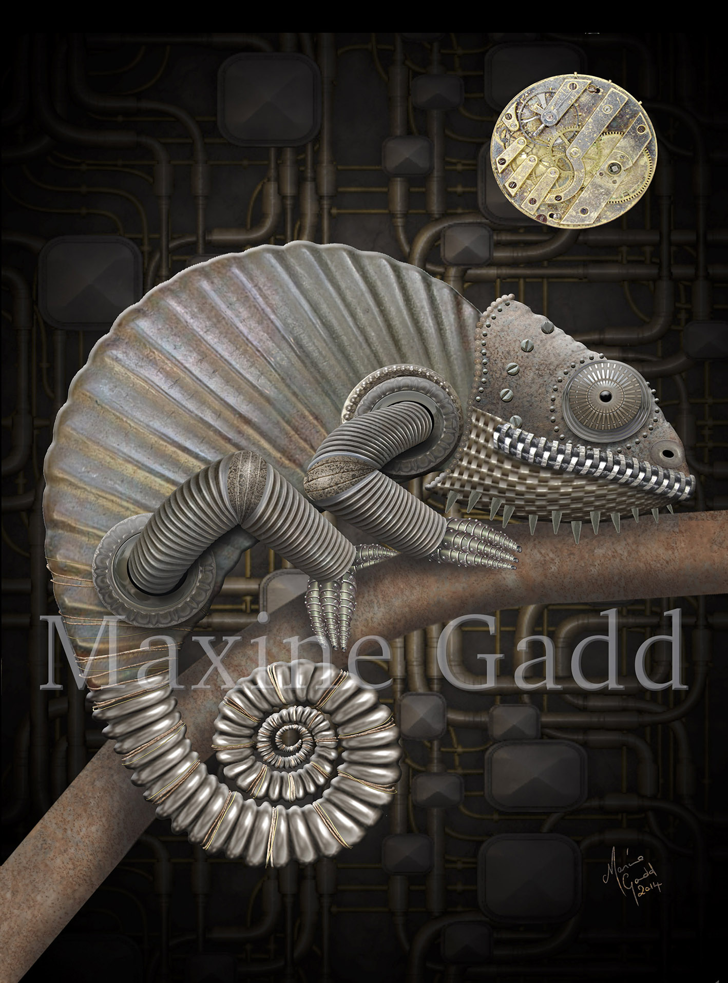 Steampunk Chameleon