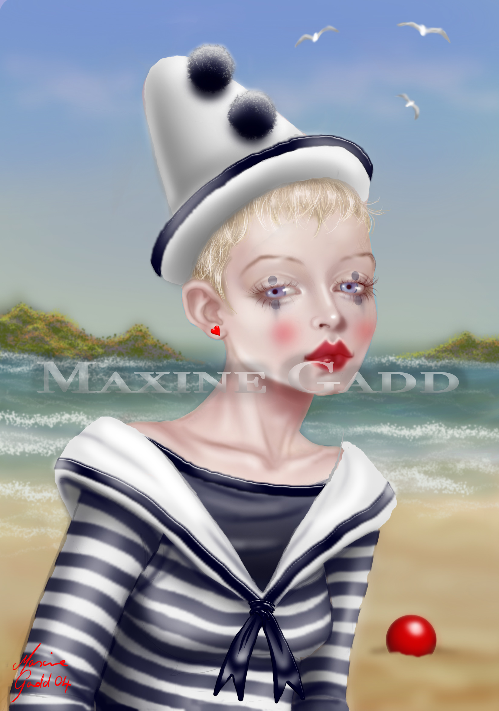 Seaside clown wm