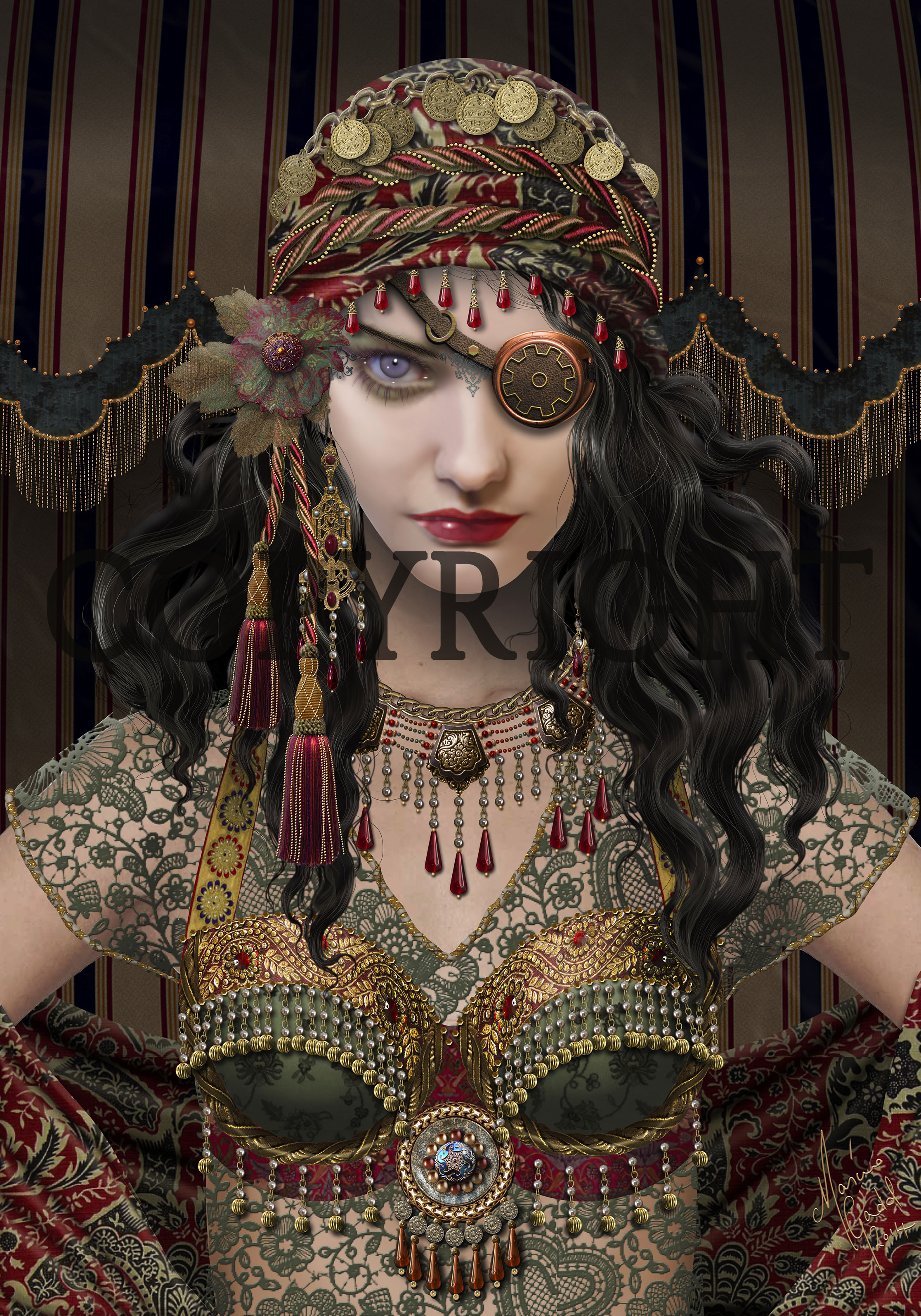 Zerelda, the fortune teller