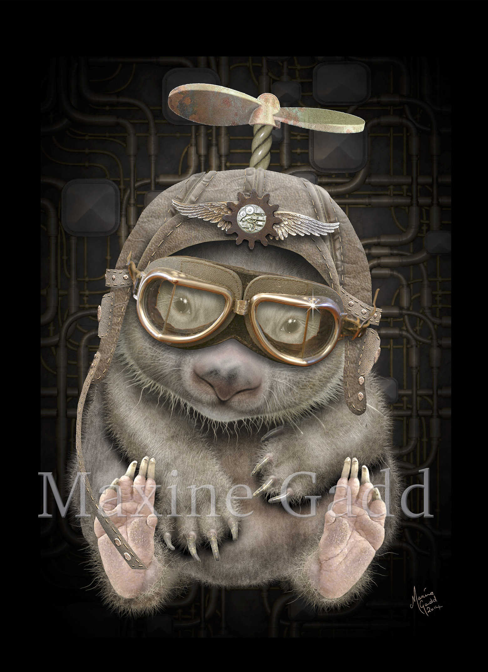 Steampunk Wombat