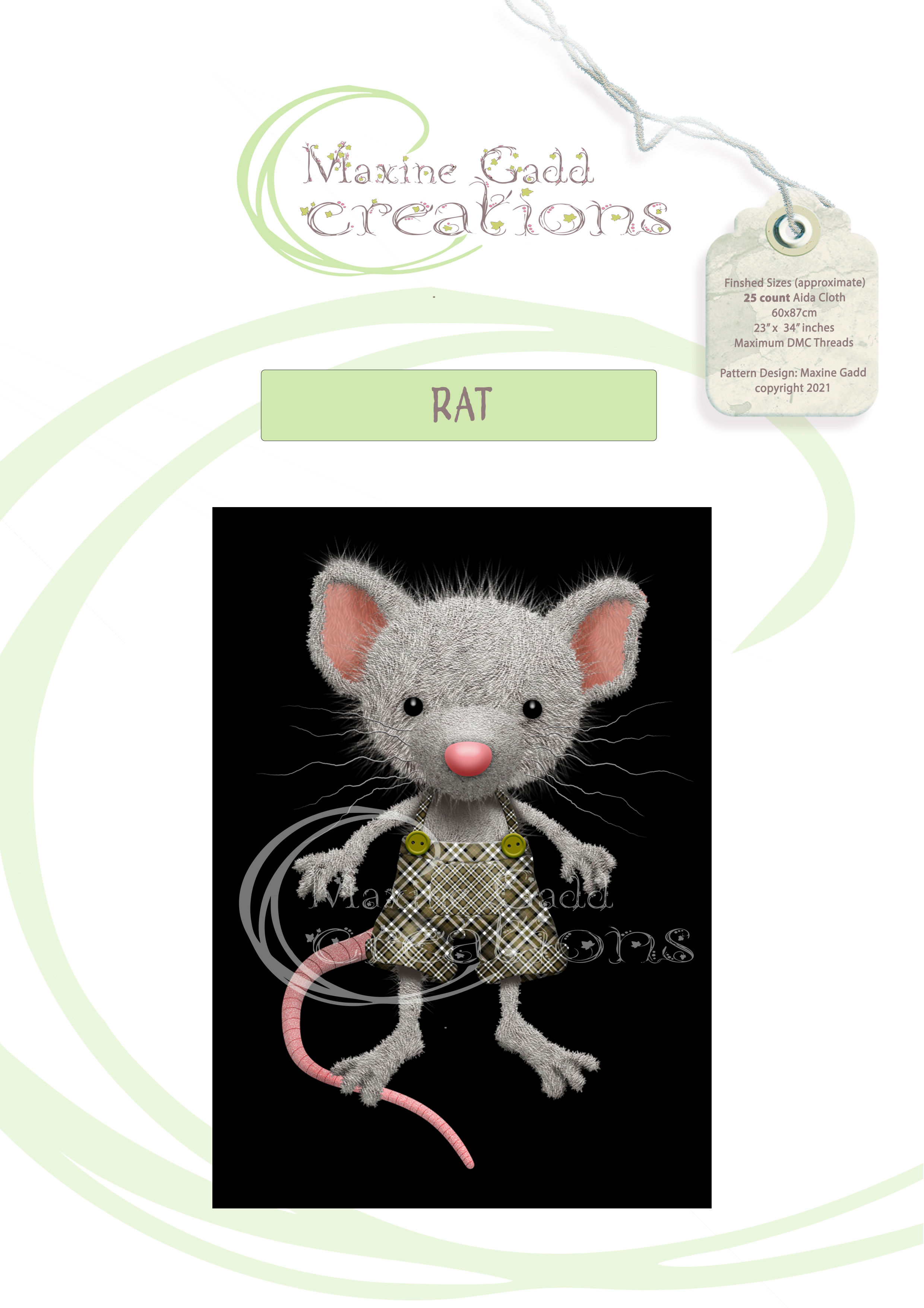 RAT 25ct 591x829 60x89cm 98 col DMC Threads.zip