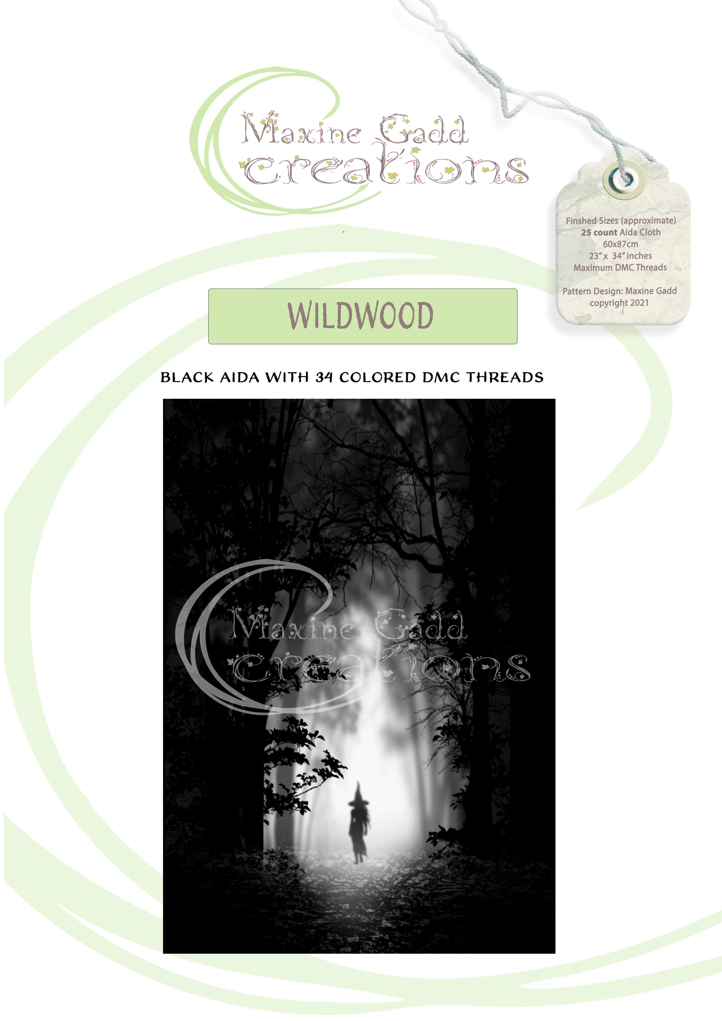 Wildwood 25ct 60x89cm 23x34_ 591x834 34col DMC Threads