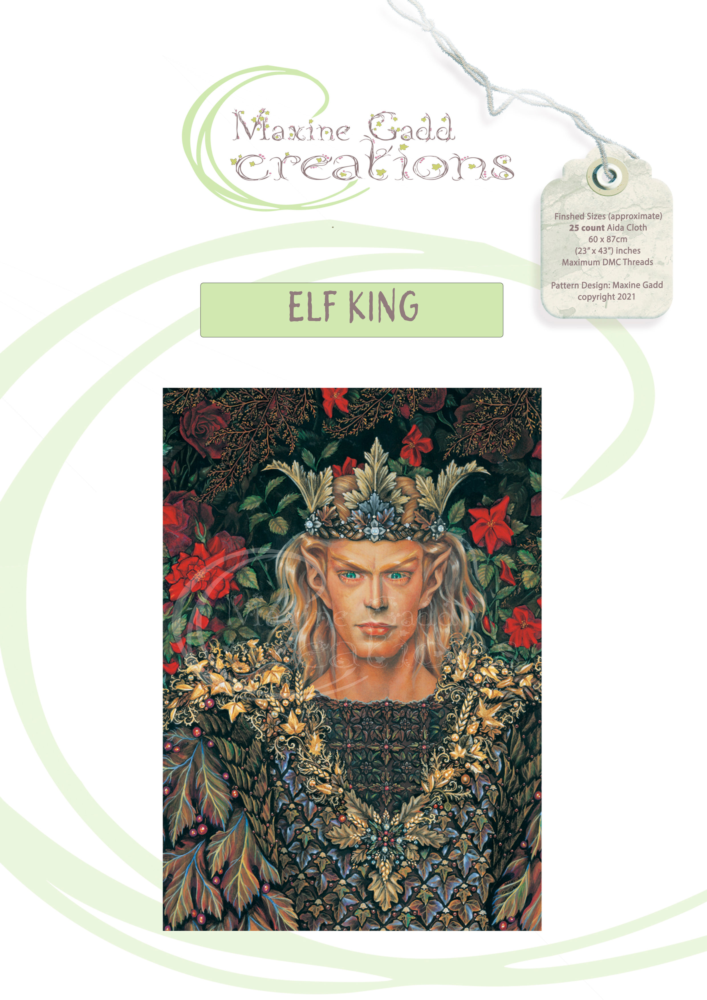 Elf King 25ct 60x87cm 230 col DMC Threads