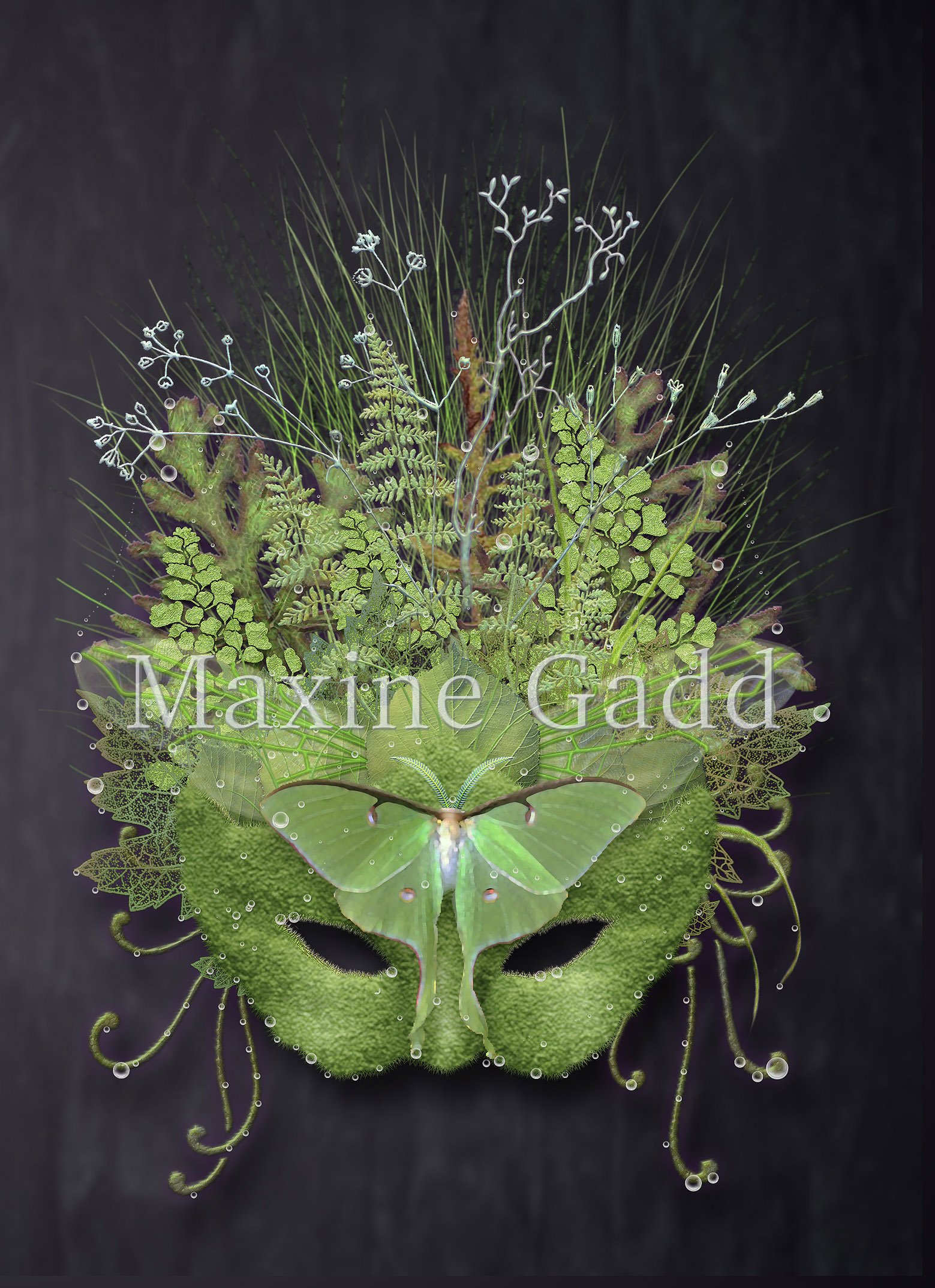 Luna Moth Mask