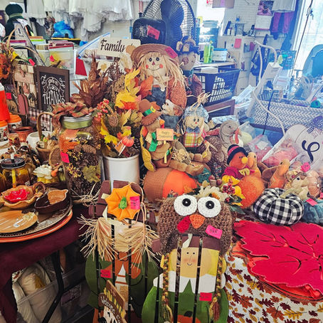 Autumn goods available at Kings Christian Thrift Store in Lemoore
