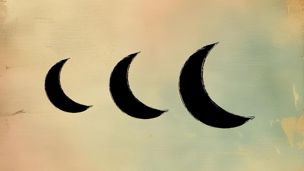 Waning Crescent Moons.