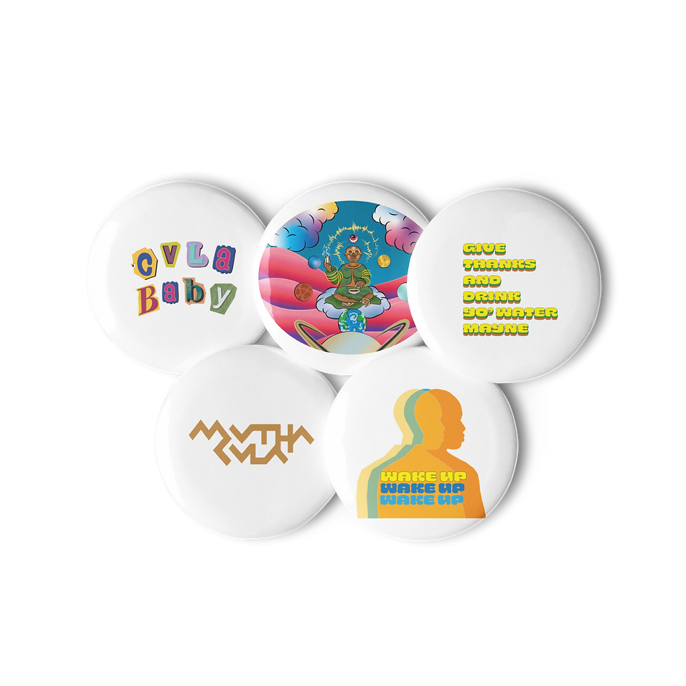 Thumbnail: Wake Up - Set of pin buttons