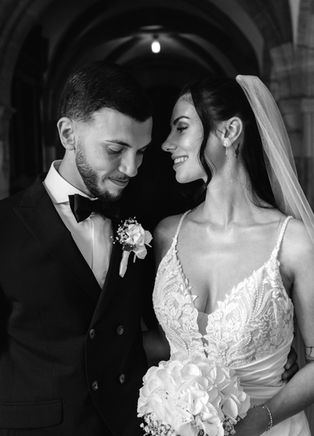 Brautpaar beim Münster in Basel.