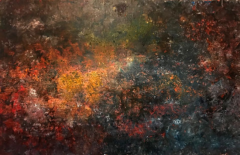 Gemälde abstrakt, Acryl auf Leinwand.