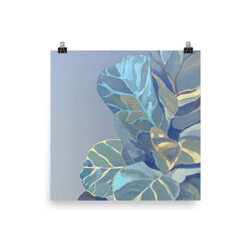 Botanical art oil painting print