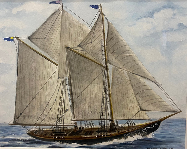 Bluenose II, Nova Scotia 8x10 Watercolour.jpg
