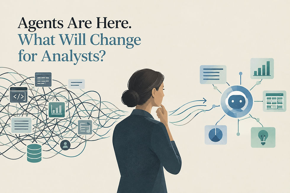 Agents Are here. What will change for the Analyst?