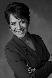 Julie's headshot B&W.png