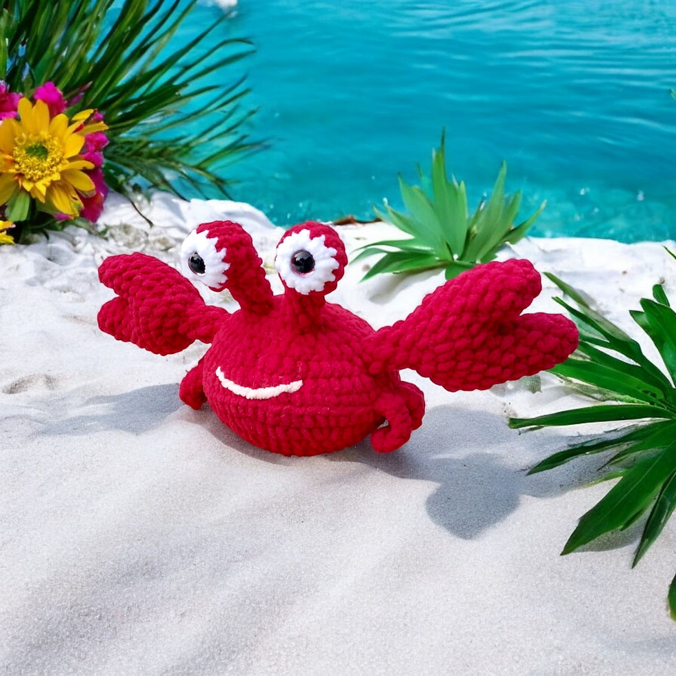 Thumbnail: Crochet Amigurumi Crab "Shelldon"