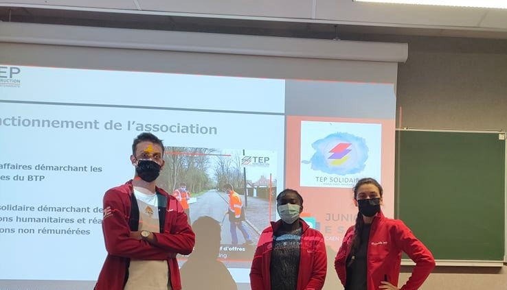 Présentation de l'association aux étudiants de l'école