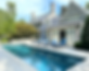 Pool area and poolhouse addition