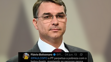 Flávio Bolsonaro apaga posts em que chamava Bolsa Família de “bolsa-farelo”