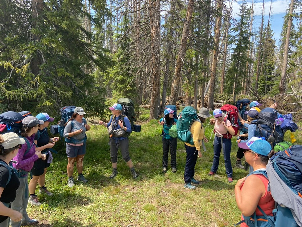Guiding a backpacking trip in 2021