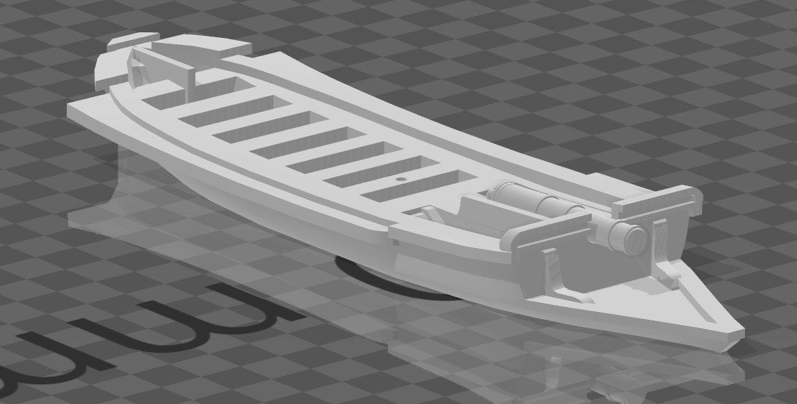 6x 1/700th Danish Gunboats