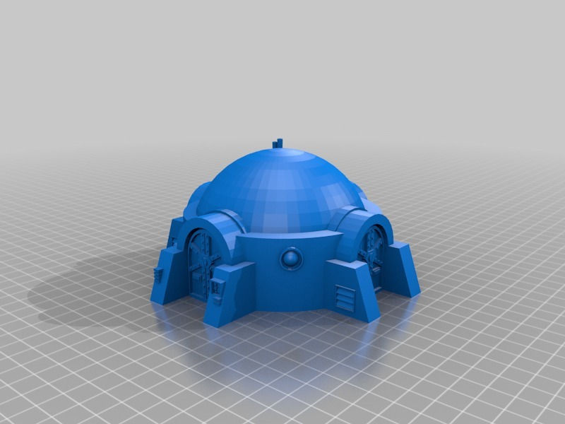 28mm/ 1:56 FDM Sci-fi Hut