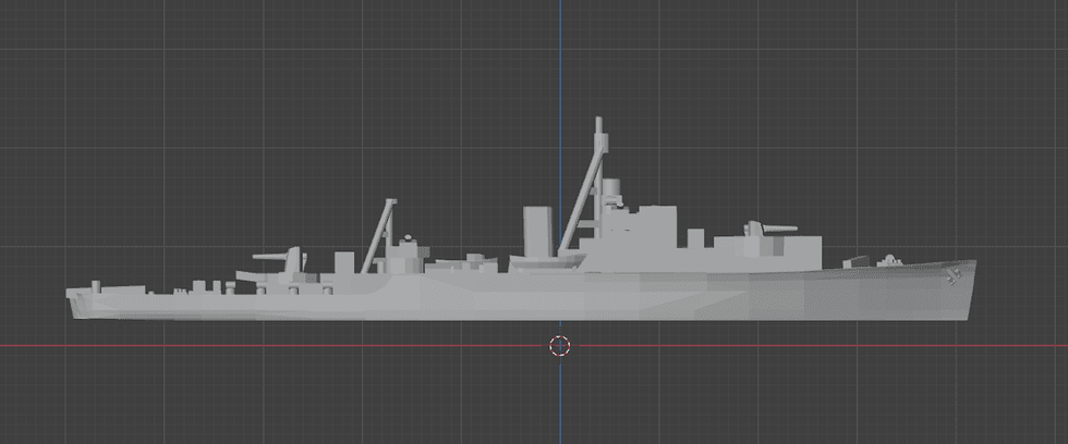 Thumbnail: 1:700 Hr.Ms. Johan Maurits van Nassau - River Class Frigate