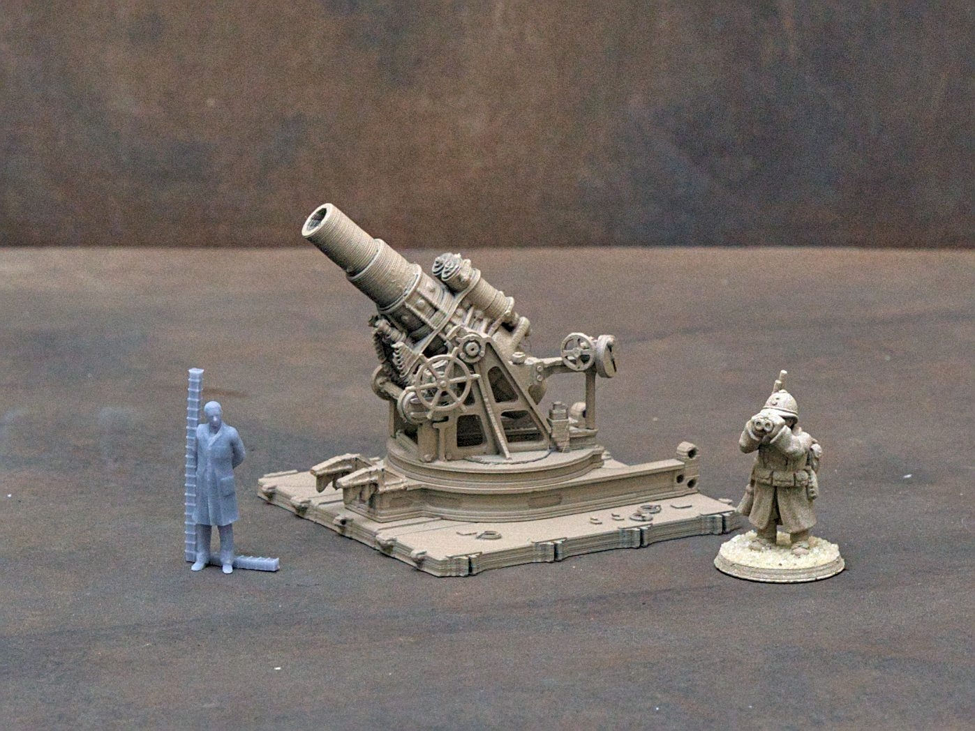 15mm/ 1:100th Resin WW1 Skoda 305mm Morser