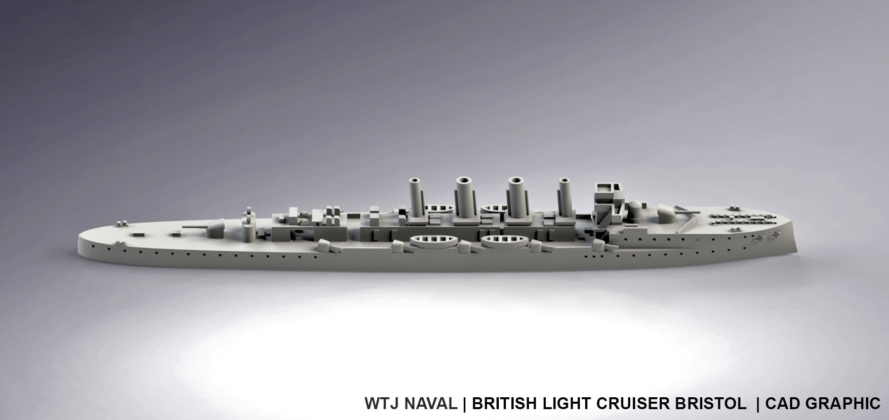 1:1800 HMS Bristol
