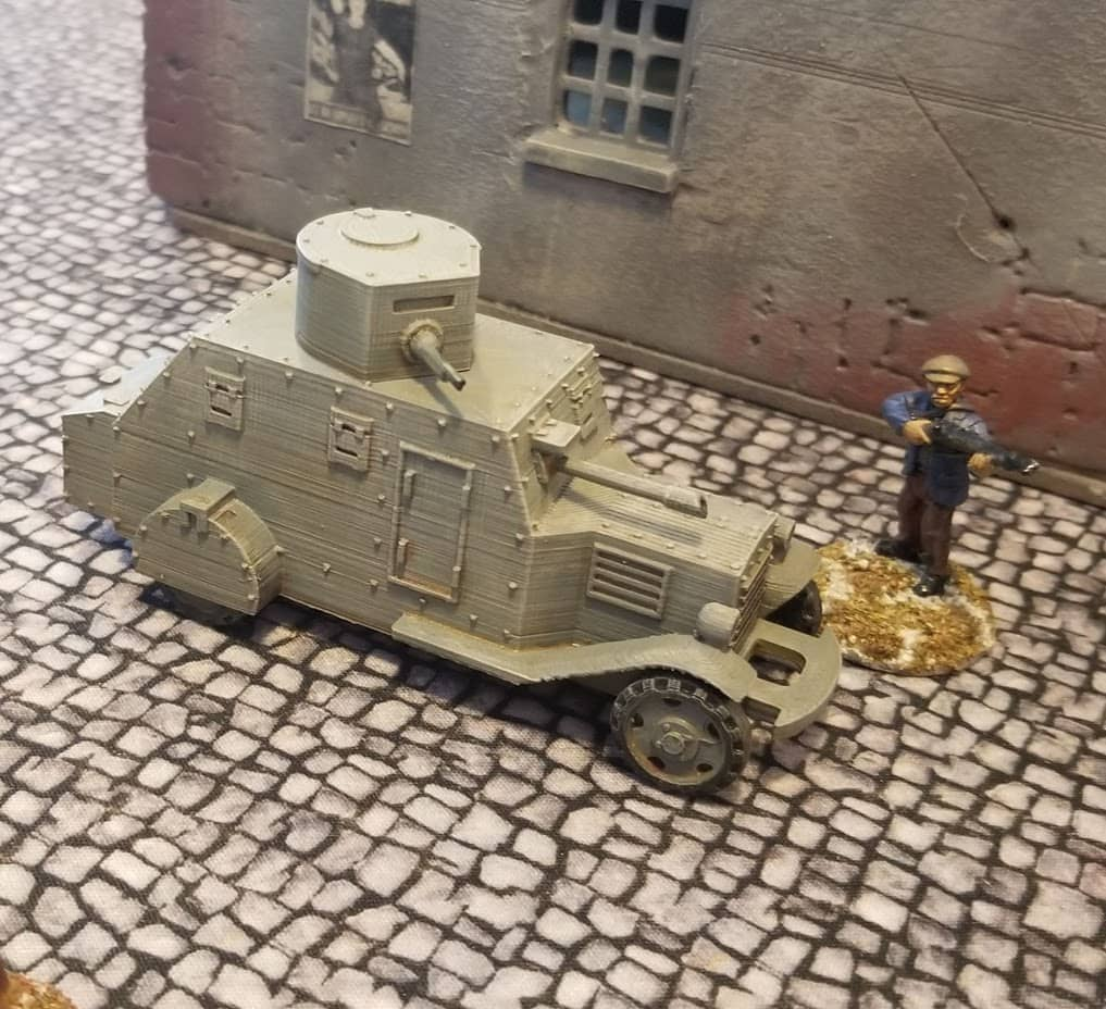 FDM 28mm/ 1:56th Spanish Bilbao Armoured Car